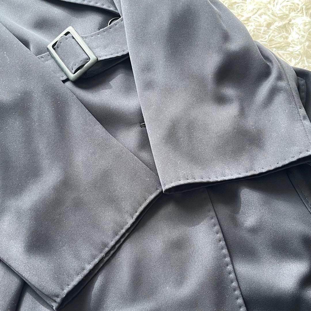 【極美品】マックスマーラ ロングトレンチコート ベルト付き 銀タグ ゆったり M