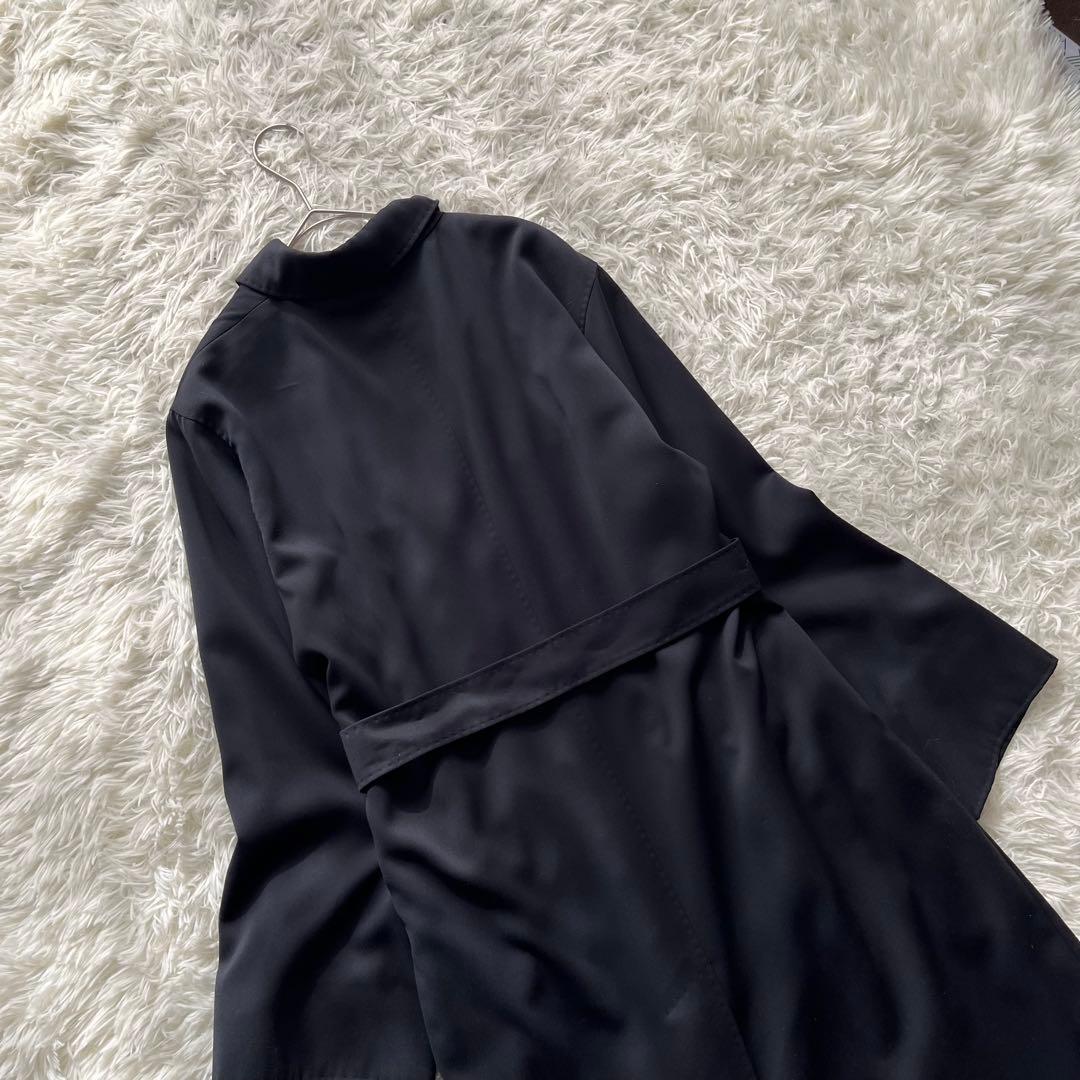 【極美品】マックスマーラ ロングトレンチコート ベルト付き 銀タグ ゆったり M