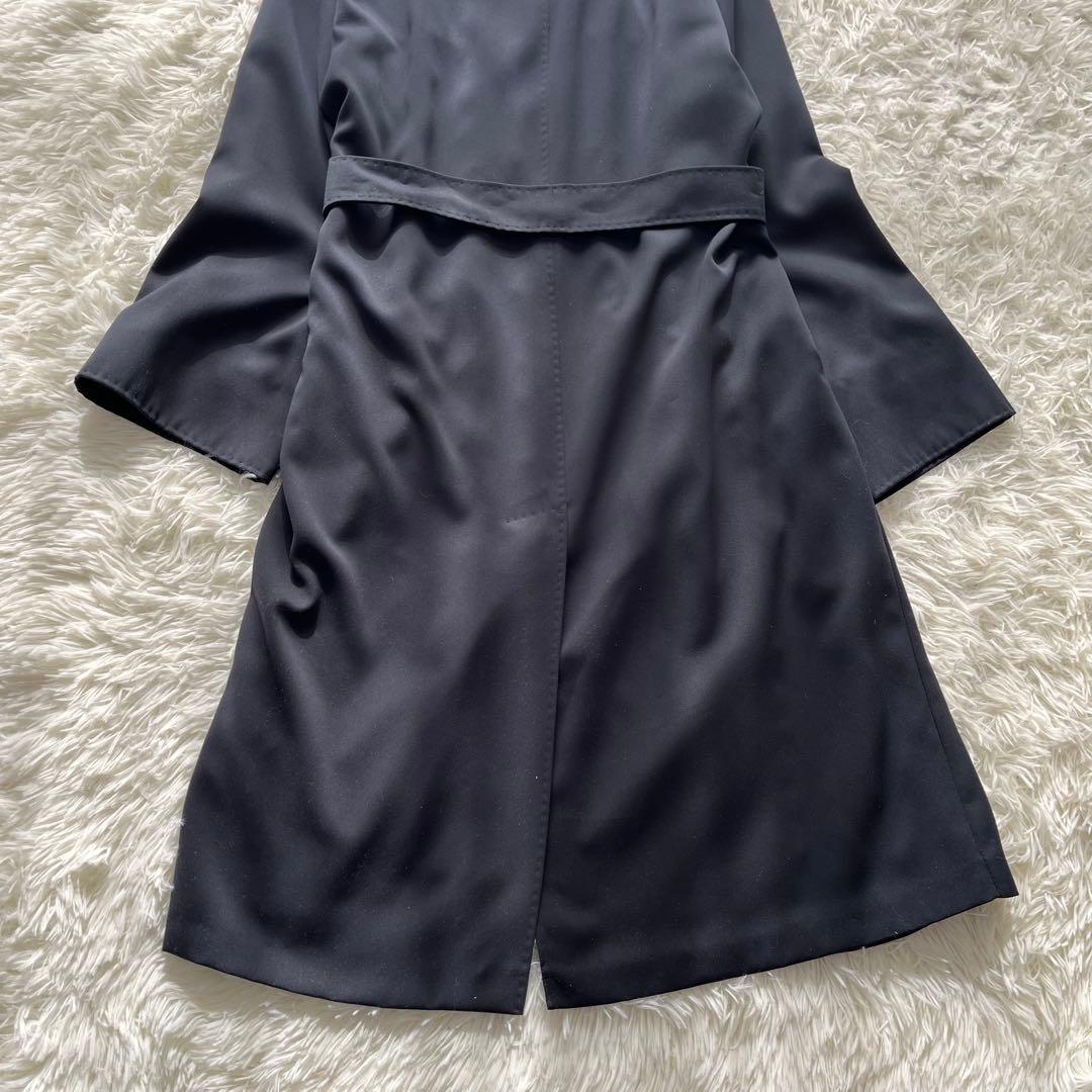 【極美品】マックスマーラ ロングトレンチコート ベルト付き 銀タグ ゆったり M
