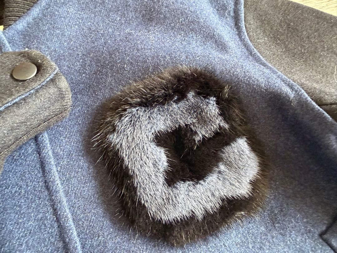 S*a様 美品　シクラス　CYCLAS ウール　ミンク　スタジアム　ジャケット