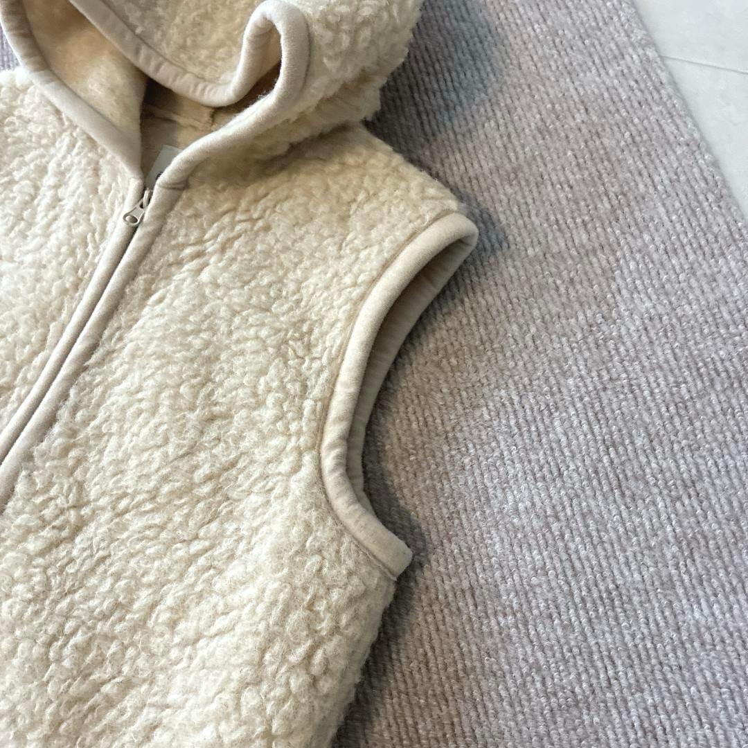 未使用級 コールドブレーカー♡ジップアップ ボア ベスト フード付き ROBBY