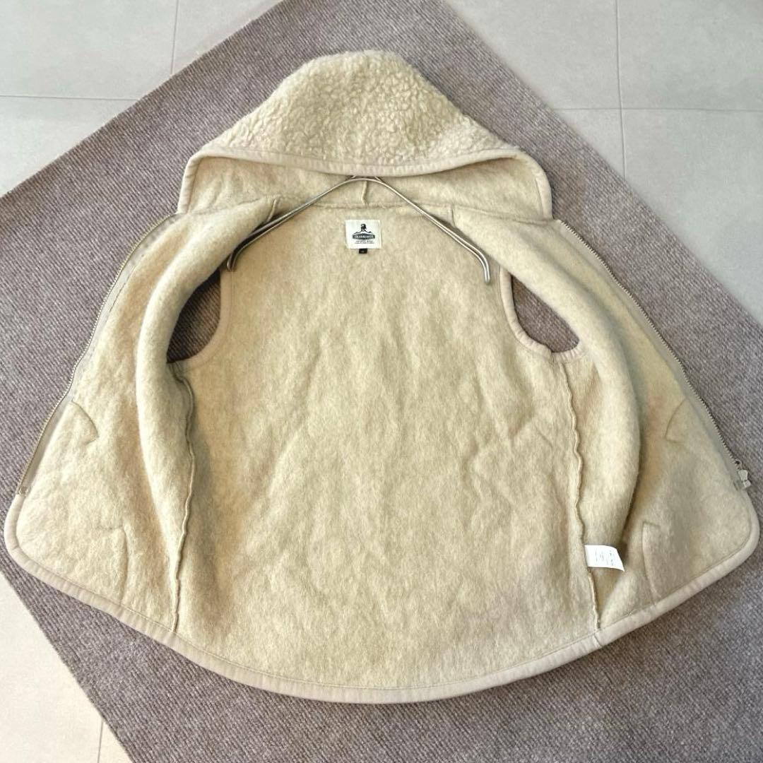 未使用級 コールドブレーカー♡ジップアップ ボア ベスト フード付き ROBBY