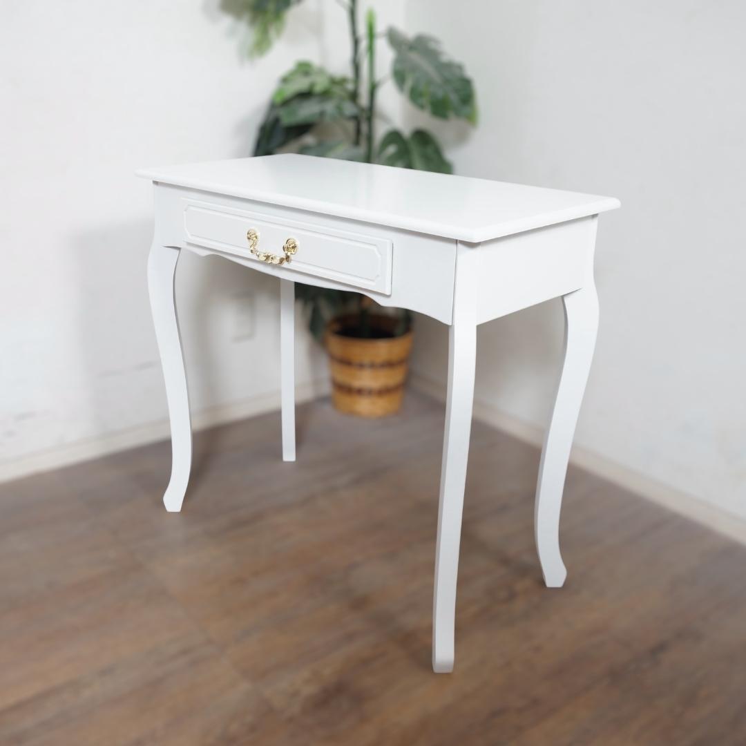 【新品】猫脚　アンティーク風デスク　姫系　フレンチ　ロマンティック　アウトレット