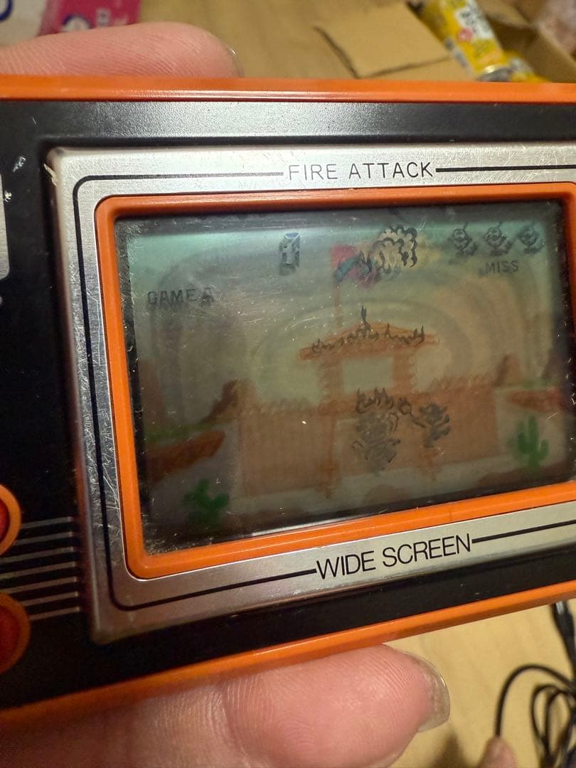 【レア】ゲーム&ウォッチ ワイドスクリーン　ファイアアタック ID-29