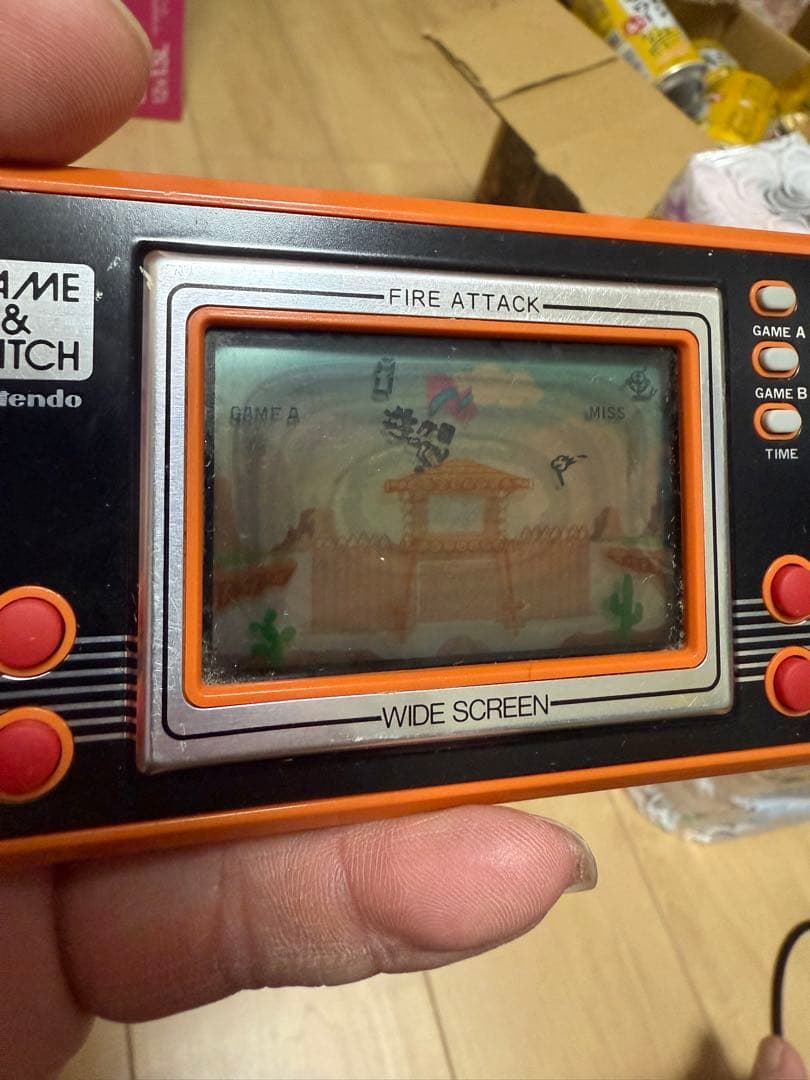 【レア】ゲーム&ウォッチ ワイドスクリーン　ファイアアタック ID-29