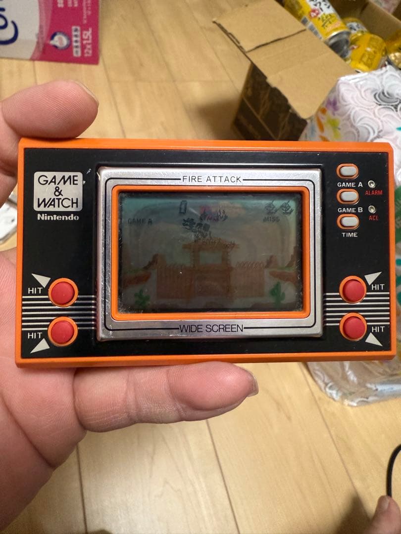 【レア】ゲーム&ウォッチ ワイドスクリーン　ファイアアタック ID-29