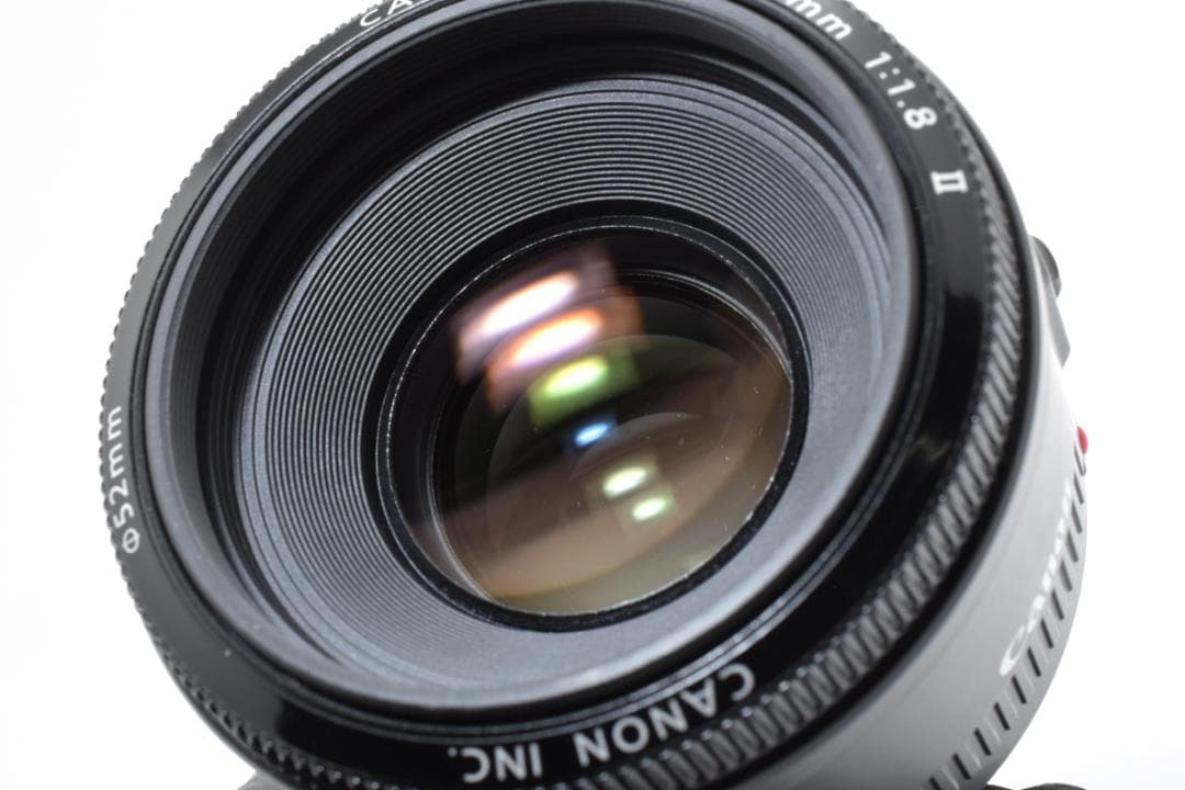 超美品 Canon EF カメラレンズ 50mm f1.8 II キヤノン