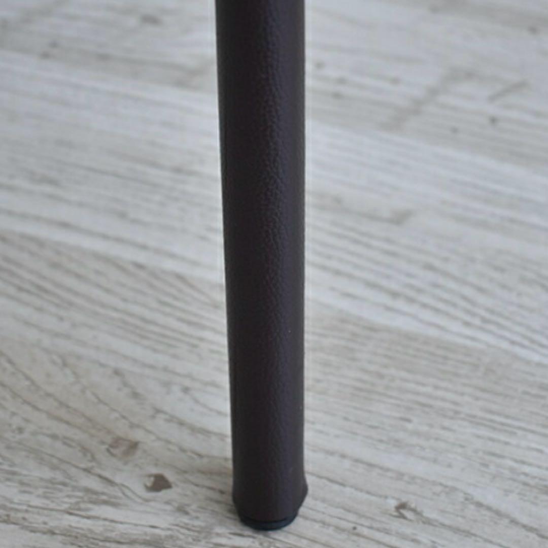 大塚家具　ダイニングチェア　ルッソ　総革張り　トープ色　①