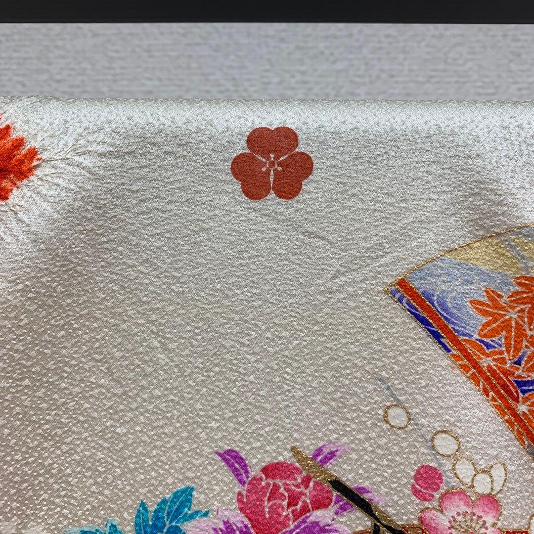 503axu23▪️七五三 3歳 お宮参り 女児 祝い着 扇 姫▪️美品