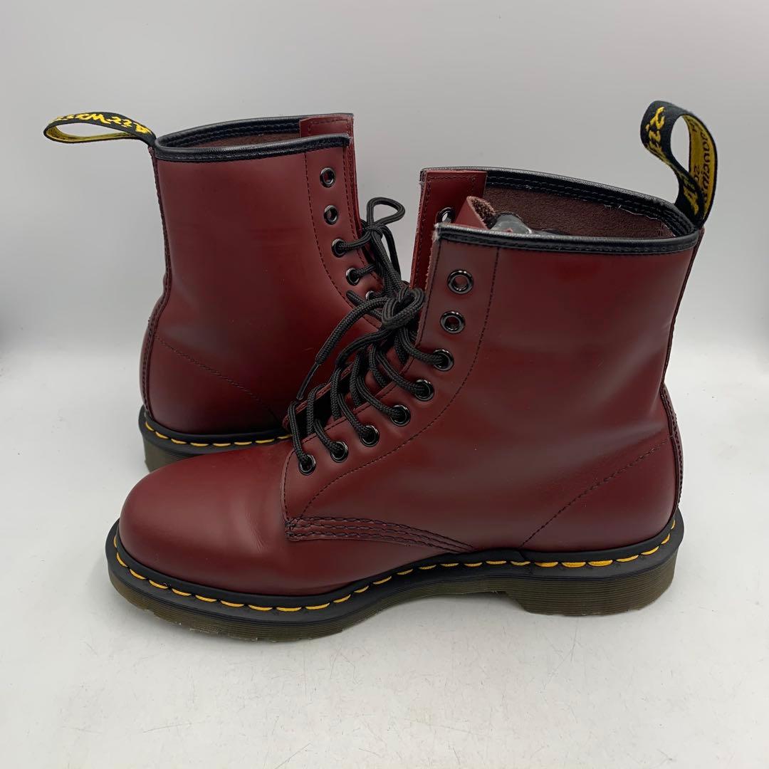 X965 ドクターマーチン ワークブーツ US9 約27cm バーガンディ