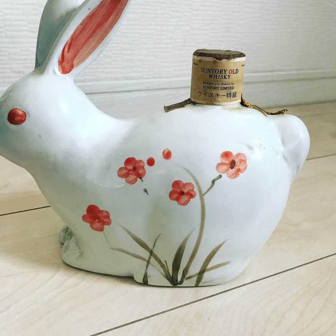 サントリーウイスキー兎型