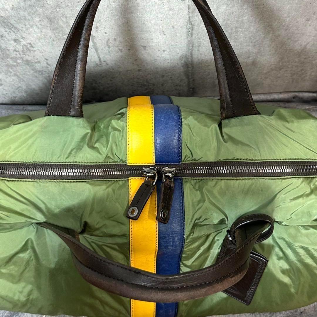 ★洒脱×軽快★ TOD’S ナイロン×レザー 2wayビッグボストンバッグ