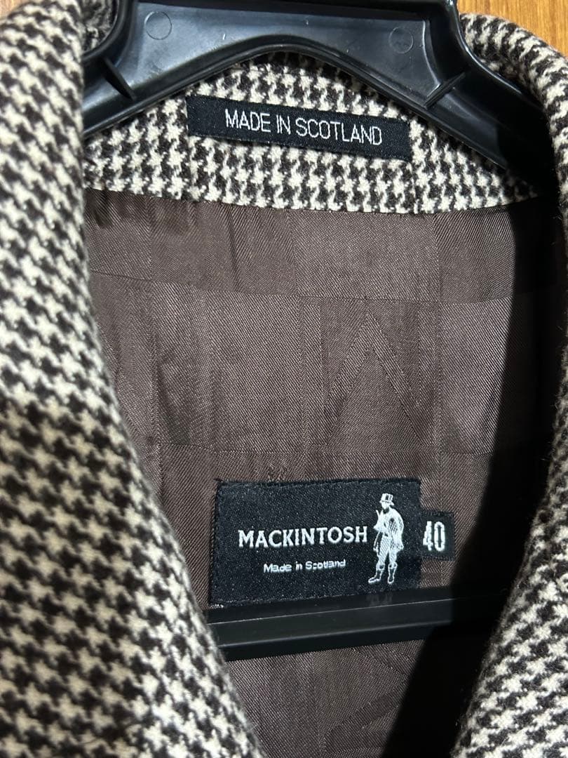 ミントコンディション マッキントッシュ チェスターコート ウール 40