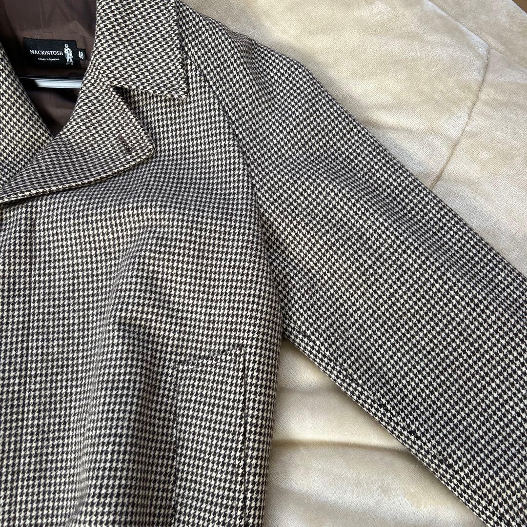 ミントコンディション マッキントッシュ チェスターコート ウール 40