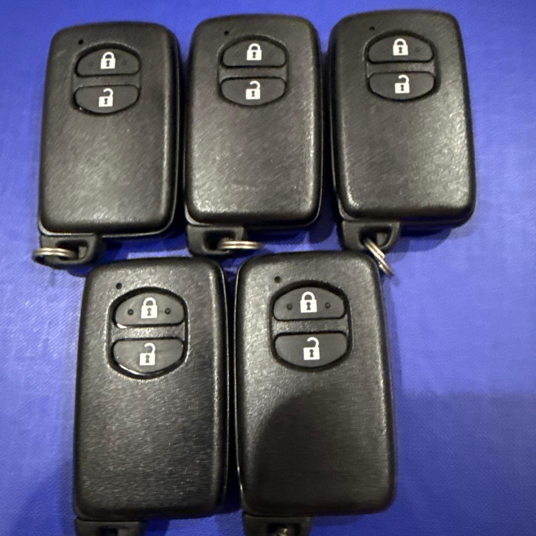 未使用　保管品　2ボタン　トヨタ　30プリウスなど　スマートキー　5本