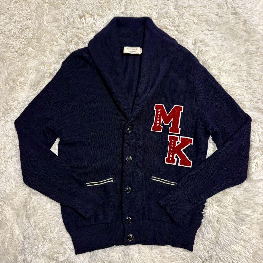 【極美品】MAISON KITSUNE メゾンキツネ ショールカラーカーディガン