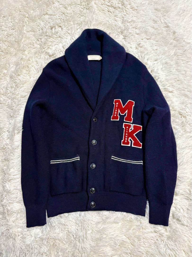 【極美品】MAISON KITSUNE メゾンキツネ ショールカラーカーディガン