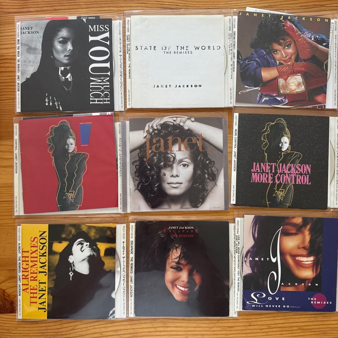 Janet Jackson 国内版 CD 9枚セット