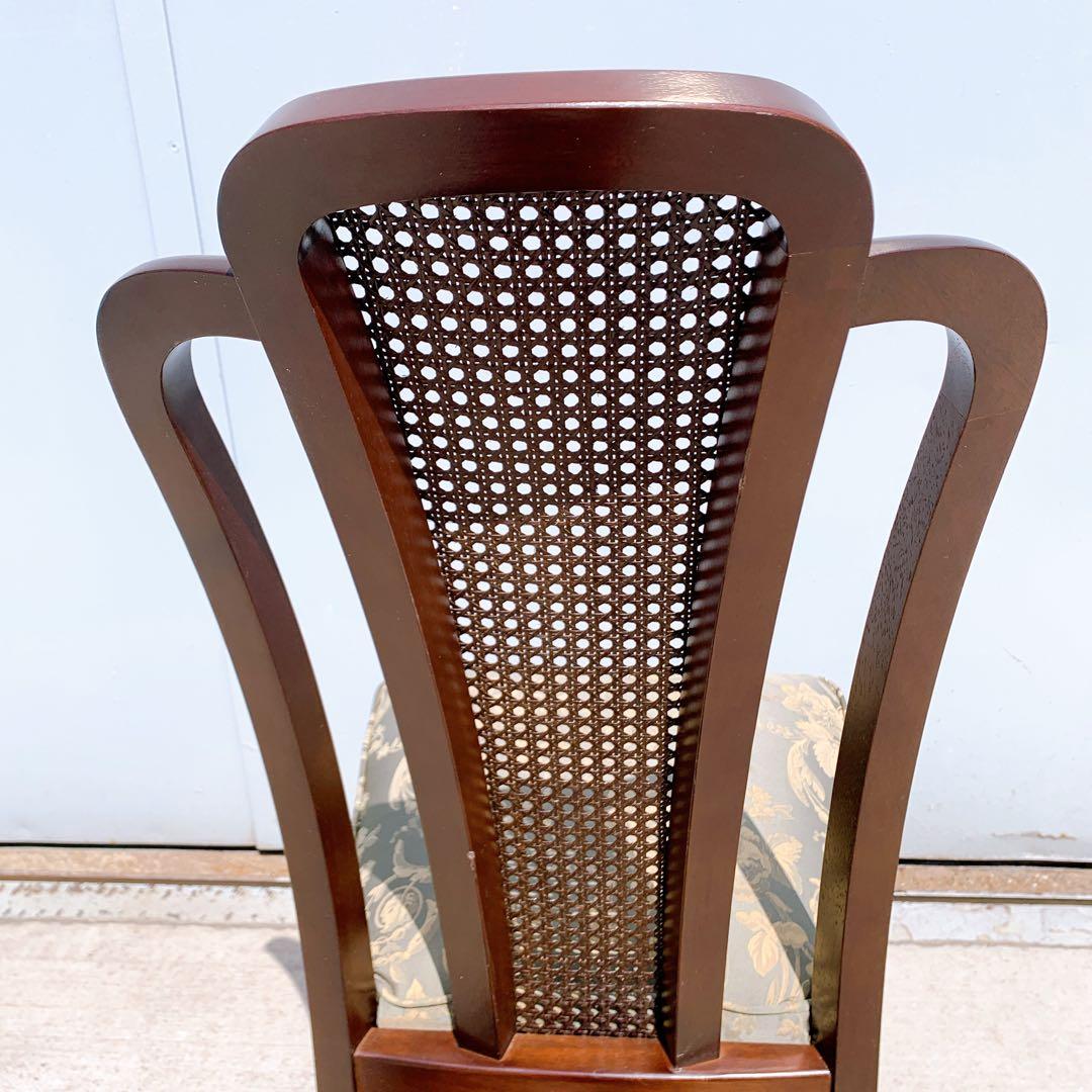 【美品】Maruni マルニ木工 ダイニングチェア アンティークチェア 猫脚①