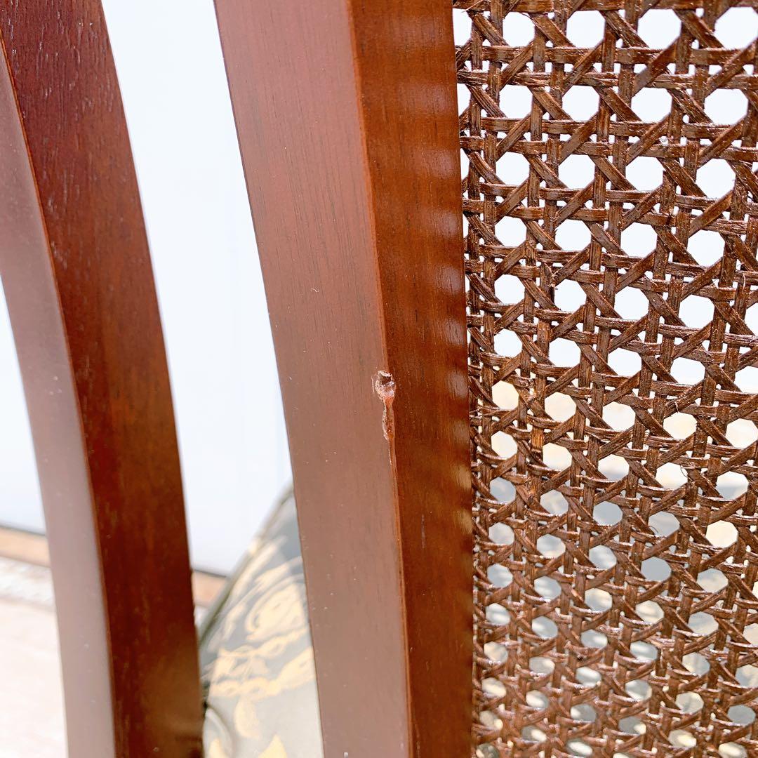 【美品】Maruni マルニ木工 ダイニングチェア アンティークチェア 猫脚①