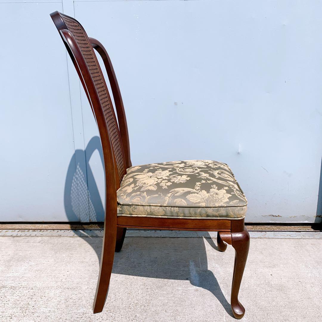 【美品】Maruni マルニ木工 ダイニングチェア アンティークチェア 猫脚①