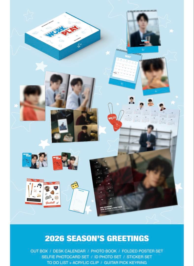 『オンソンウ　シーズングリーティング　2026』オン・ソンウ