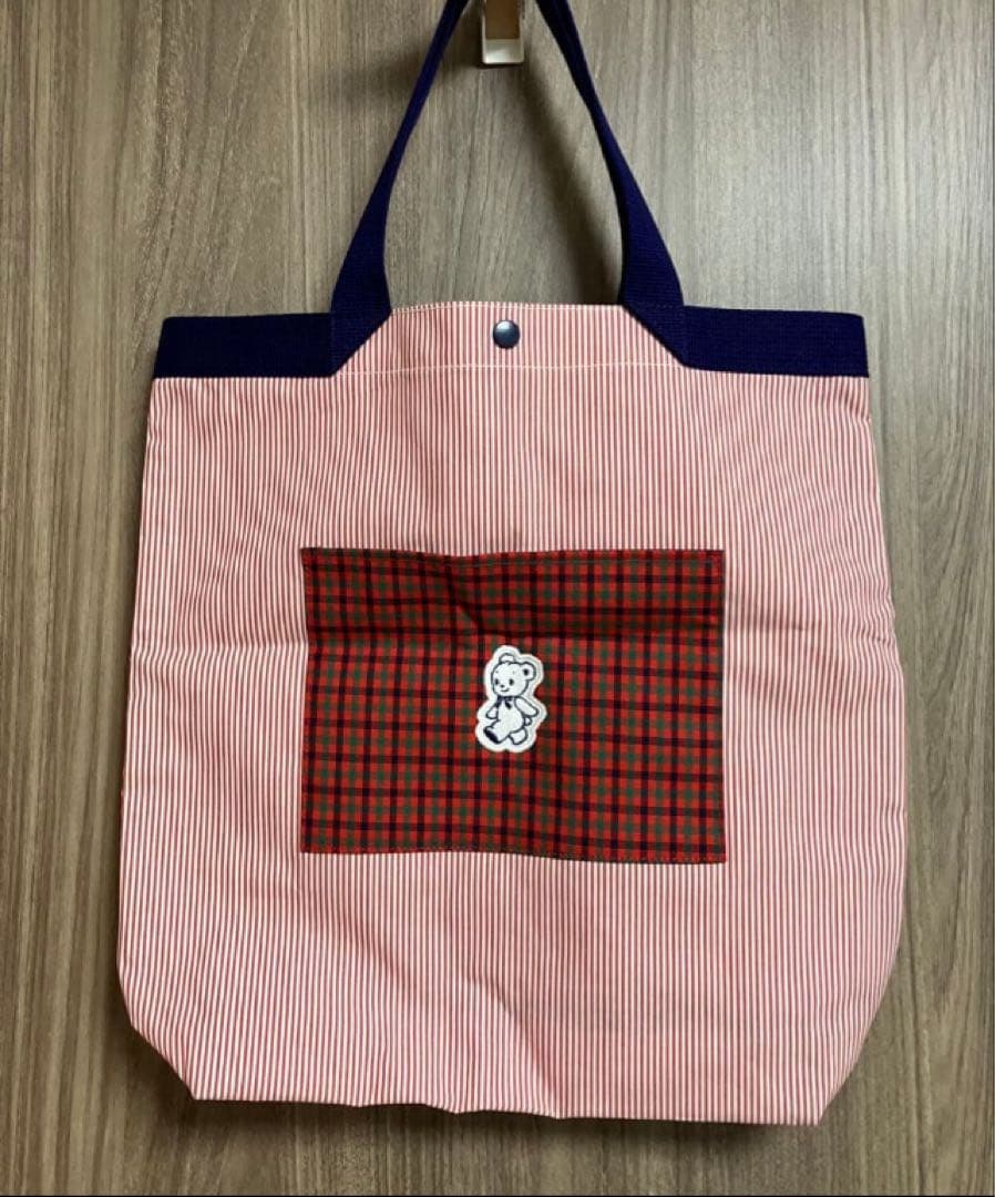 ファミリア familiar トートバッグ みらい百貨店 赤 RED