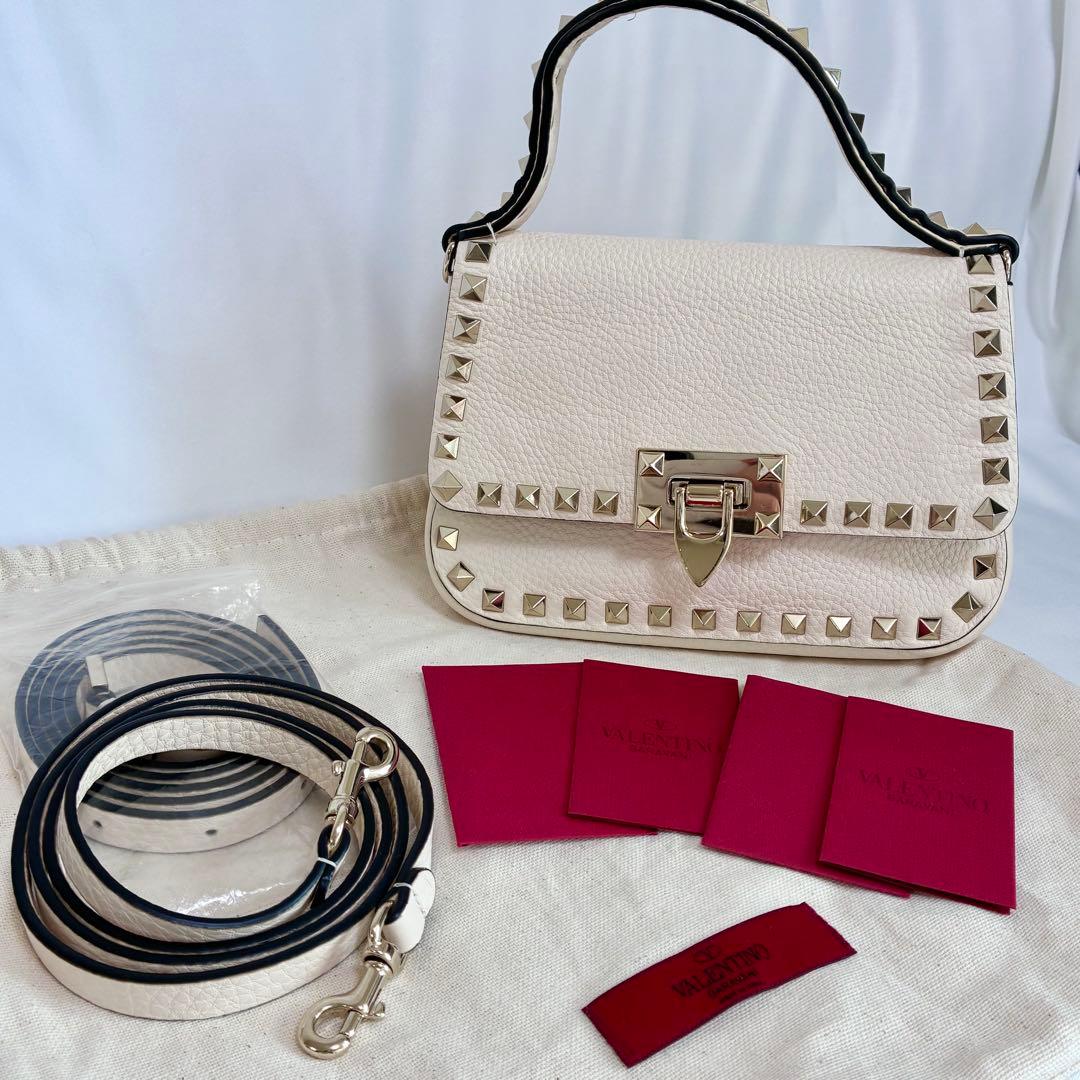 【正規品】【美品】【最終値下げ】 ヴァレンティノ　ロックスタッズ　バッグ