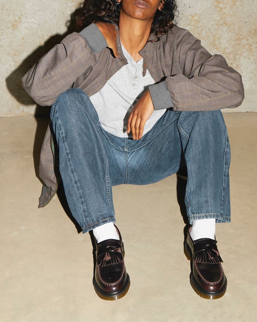 ドクターマーチン　ADRIAN バーガンディ　タッセルローファー　24cm