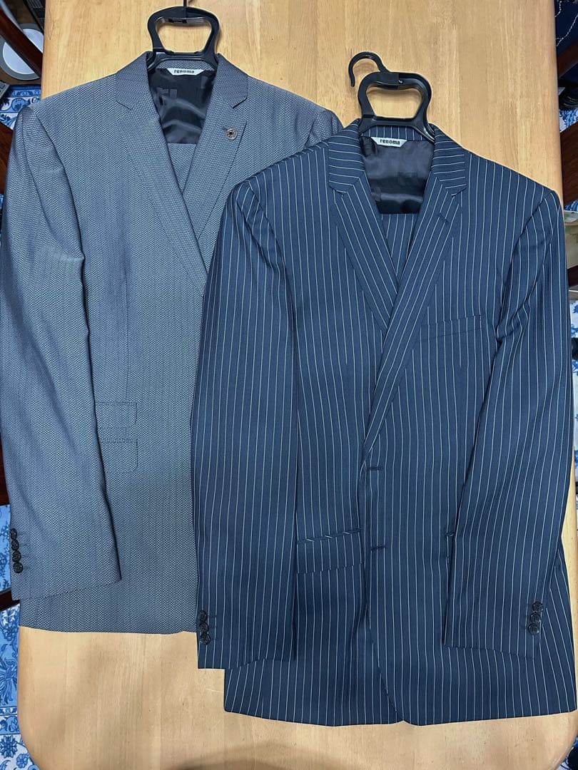 美品　スーツ　renoma　２着セット　サイズ：AB8　ＬＬ