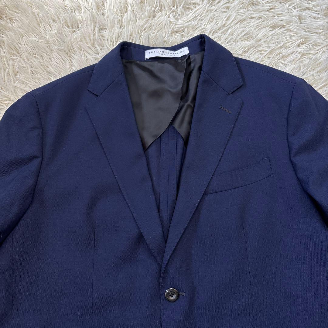 超美品☆【ルチアーノ　ディ　マルティナ】イタリア製　現行近年　ネイビー　54