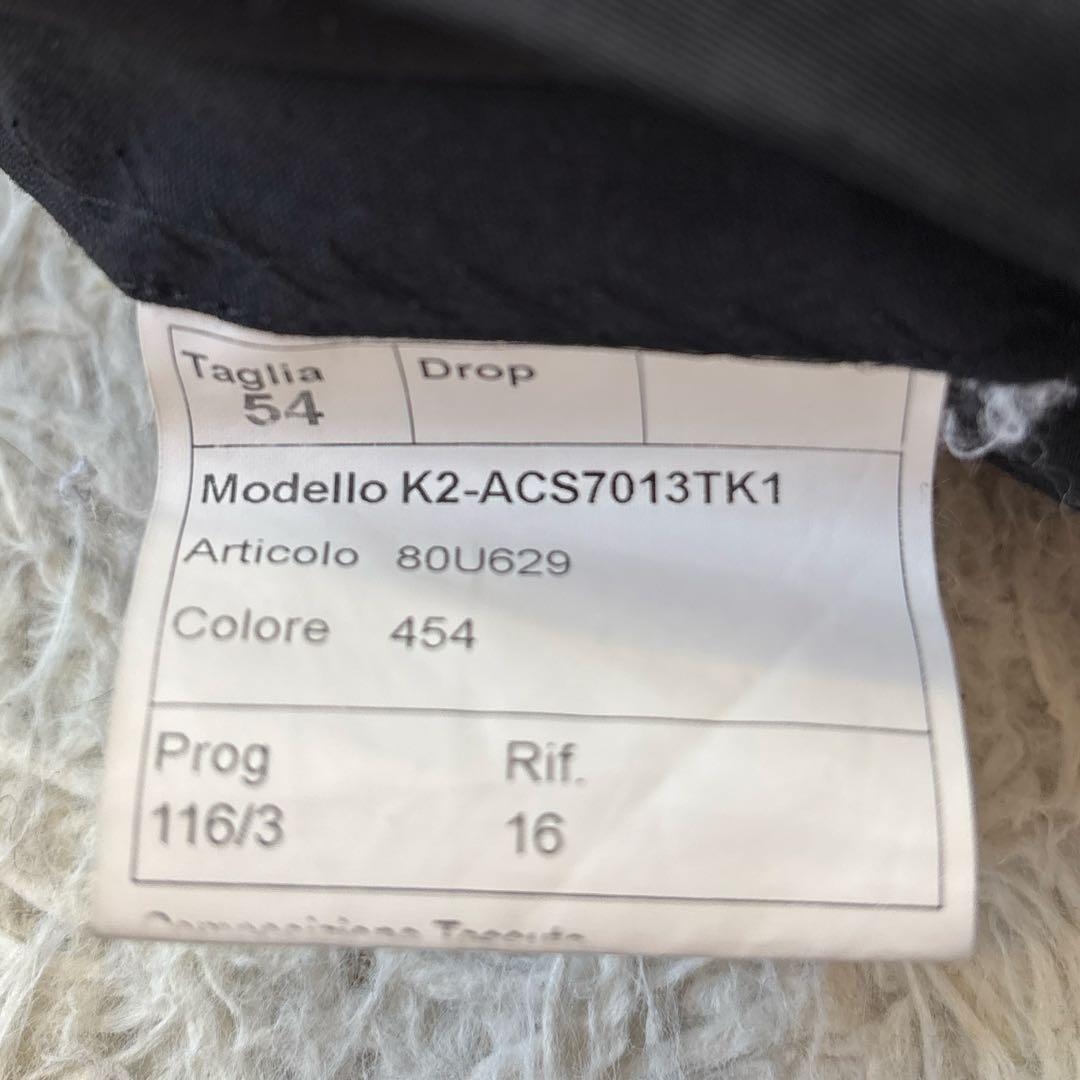 超美品☆【ルチアーノ　ディ　マルティナ】イタリア製　現行近年　ネイビー　54