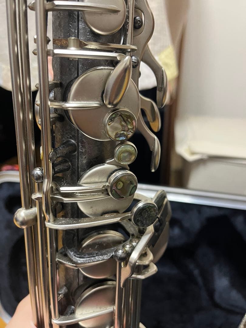 antigua 黒 テナーサックス ケース付き