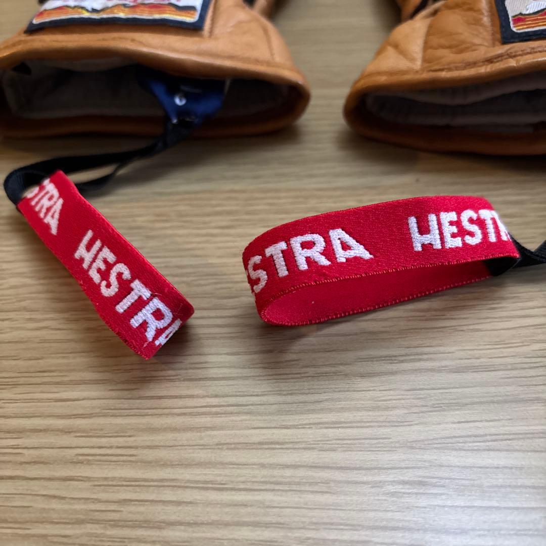 HESTRA 3FINGERレザーグローブ ハンドカフ　メンテ用NIKWAX付き