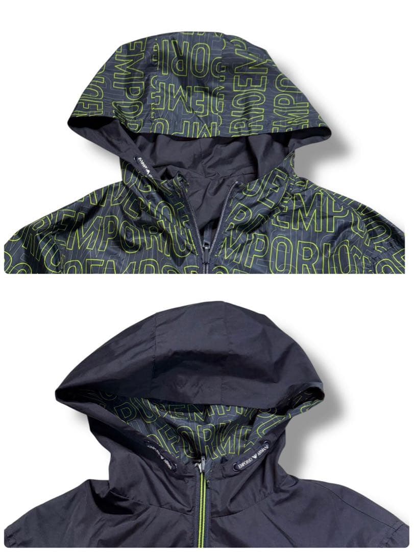 未使用級✨1057 エンポリオアルマーニ ナイロンジャケット　リバーシブル