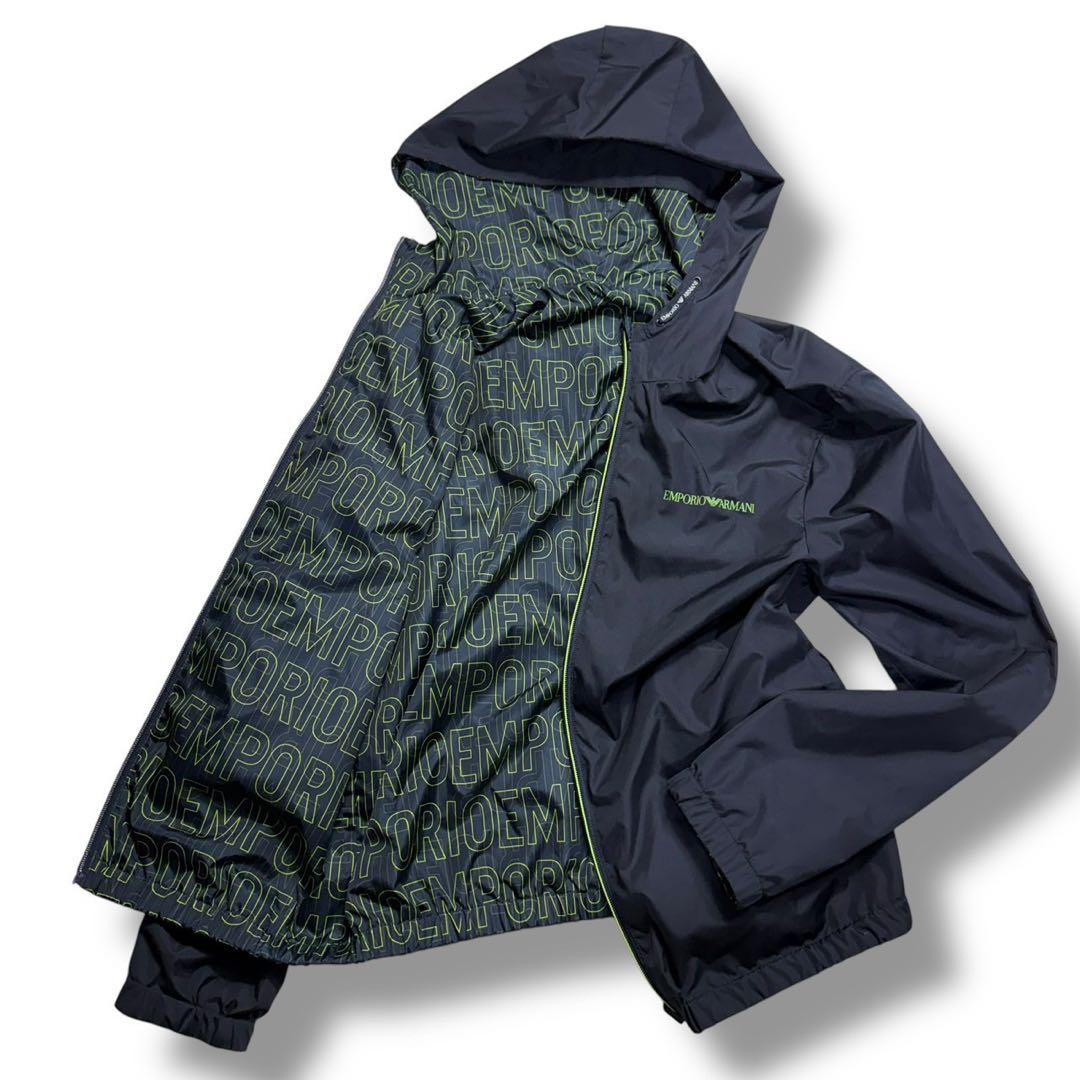 未使用級✨1057 エンポリオアルマーニ ナイロンジャケット　リバーシブル