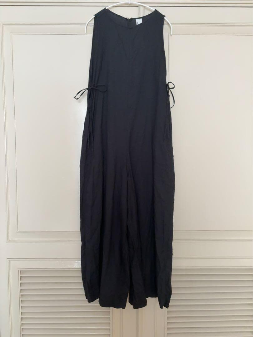 TICCAティッカ リネンノースリーブオールインワン　コンビネゾン