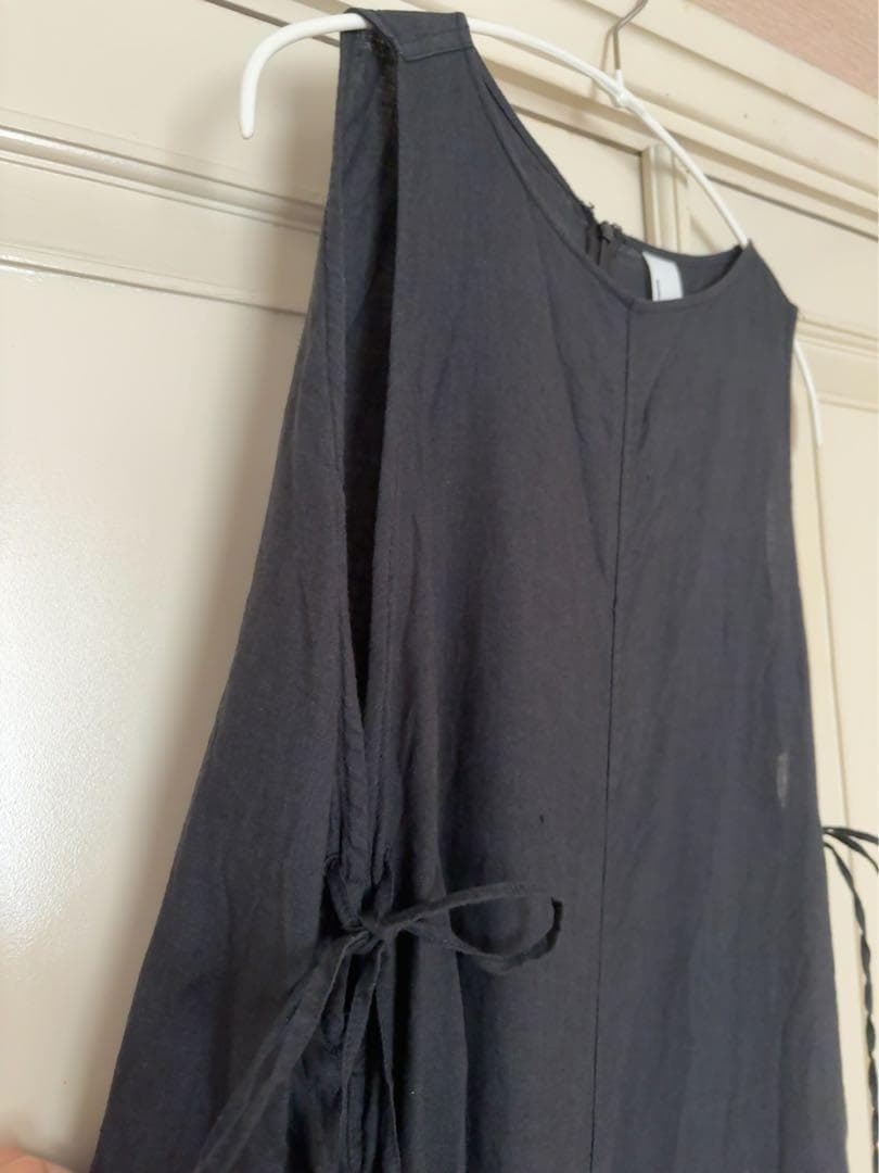 TICCAティッカ リネンノースリーブオールインワン　コンビネゾン