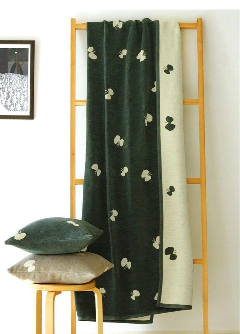 KLIPPAN × mina perhonenシュニールコットンブランケット