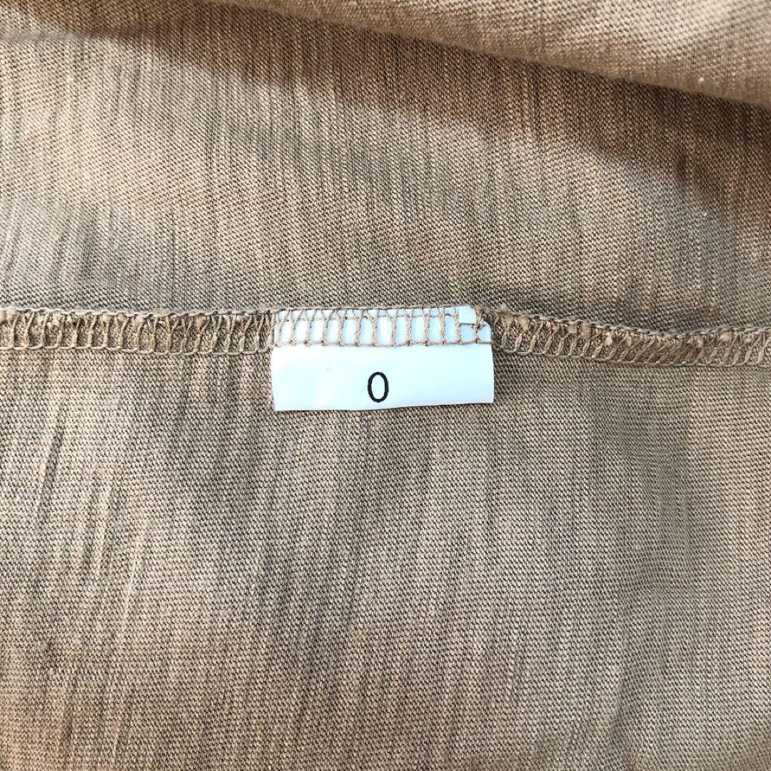 45R*コットンロングワンピース　マキシ丈　ロング　ベージュ　ノースリーブ