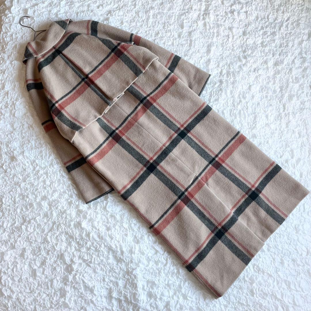 ジャケット・アウター Ameri VINTAGE CHECK SOUTIEN COLLAR COAT
