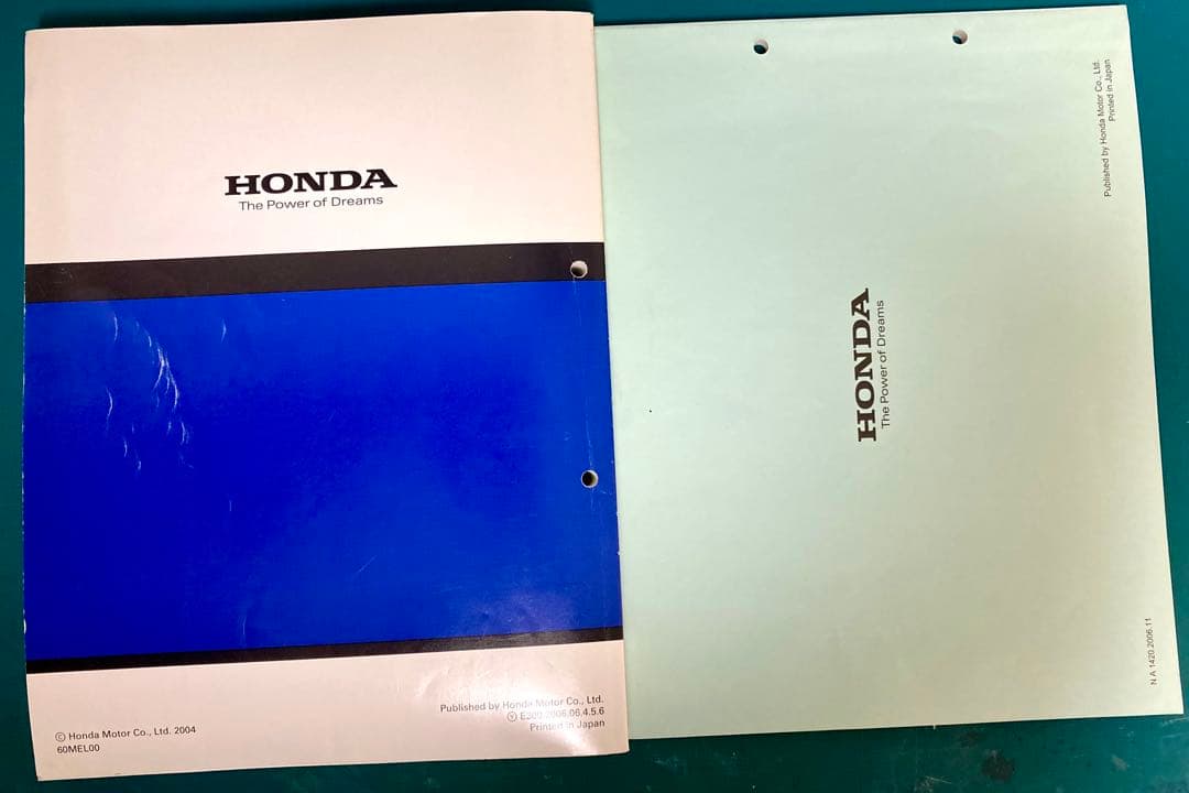 HONDA CBR1000RR BC-SC57サービスマニュアルとパーツカタログ