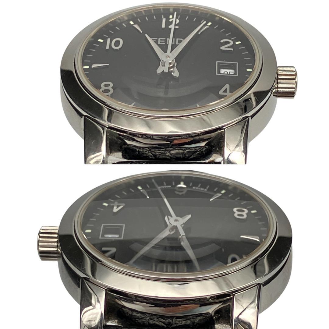 【箱付き/美品/稼働】フェンディ 腕時計 レディース クォーツ ブラック