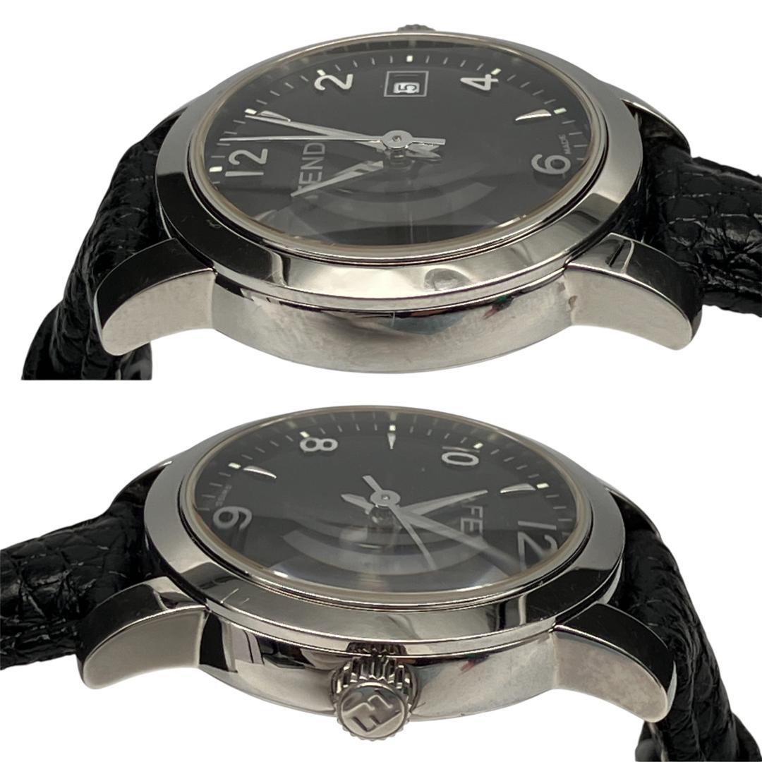 【箱付き/美品/稼働】フェンディ 腕時計 レディース クォーツ ブラック