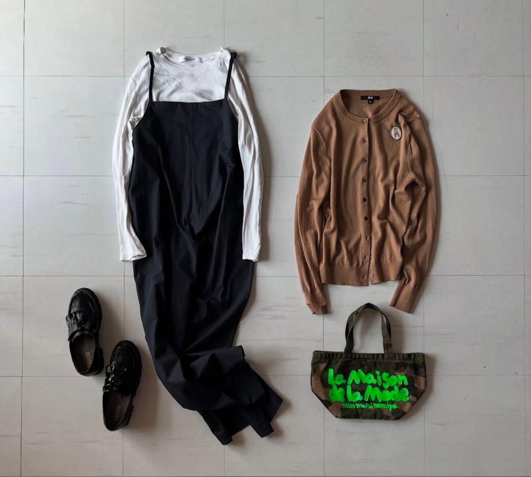 新品 KUBOSANMADE クボサンメイド キャミソールサロペット 黒