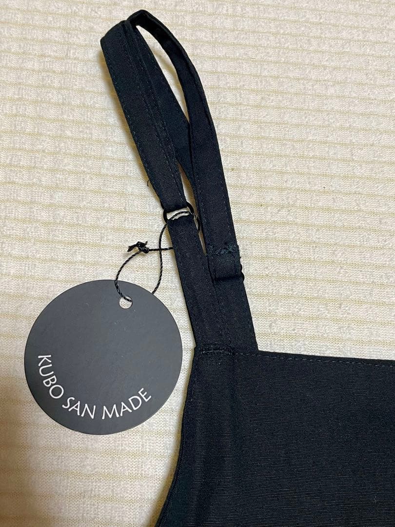 新品 KUBOSANMADE クボサンメイド キャミソールサロペット 黒