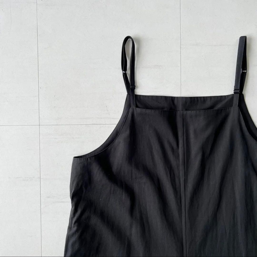新品 KUBOSANMADE クボサンメイド キャミソールサロペット 黒