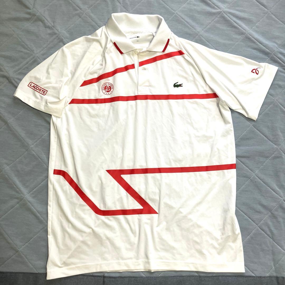 新品　2020年ウィンブルドン　全仏　ラコステ ジョコビッチモデル　ポロシャツ