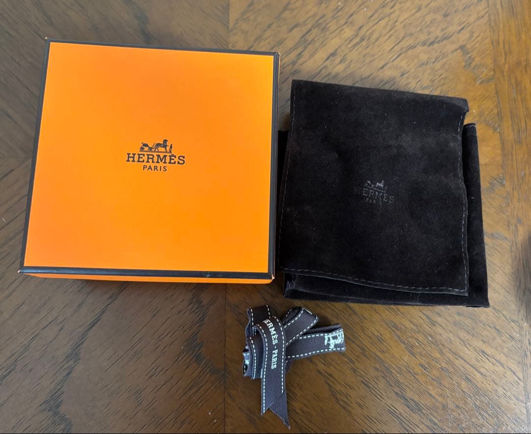 エルメス HERMES バングル　エマイユTGM ベルト柄 ブレスレット七宝焼
