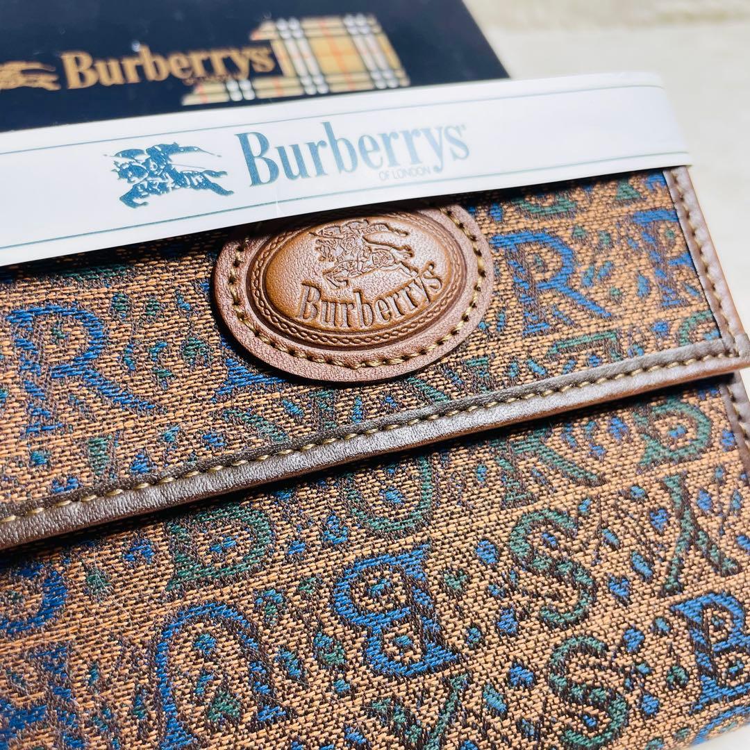 新品未使用 箱付 正規品BURBERRY 折り財布がま口財布ヴィンテージ激レア